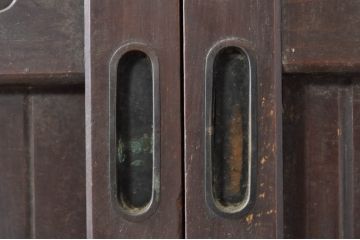 和製アンティーク　一本物　存在感抜群の六尺水屋箪笥(キャビネット、収納棚、戸棚、食器棚)(R-036599)