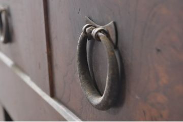 和製アンティーク　一本物　存在感抜群の六尺水屋箪笥(キャビネット、収納棚、戸棚、食器棚)(R-036599)