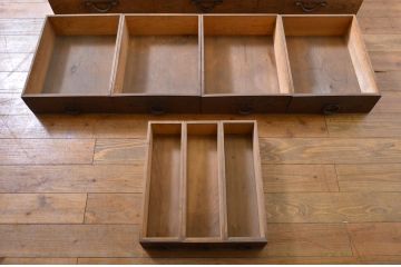 アンティーク家具　立派な六尺水屋箪笥(収納棚)(R-036600)