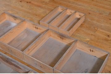 アンティーク家具　立派な六尺水屋箪笥(収納棚)(R-036600)