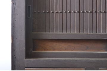 アンティーク家具　立派な六尺水屋箪笥(収納棚)(R-036600)
