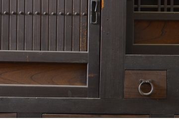 アンティーク家具　立派な六尺水屋箪笥(収納棚)(R-036600)