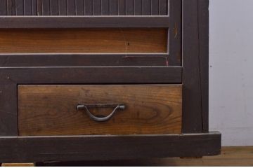 アンティーク家具　立派な六尺水屋箪笥(収納棚)(R-036600)