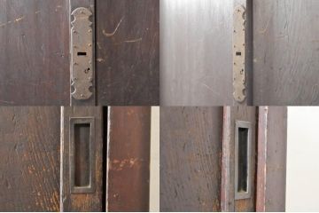 アンティーク家具　収納箪笥キャビネット(水屋箪笥)(R-036609)