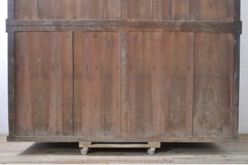 アンティーク家具　収納箪笥キャビネット(水屋箪笥)(R-036609)