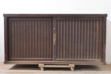アンティーク家具　収納箪笥サイドボード(テレビ台、水屋箪笥)(R-036611)