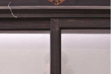 アンティーク家具　大正ロマン　引き出し付きガラスケース(ショーケース、陳列棚)(R-036613)