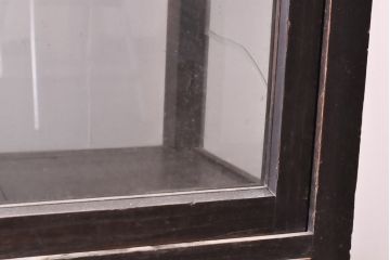 アンティーク家具　大正ロマン　引き出し付きガラスケース(ショーケース、陳列棚)(R-036613)