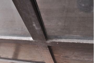 アンティーク家具　大正ロマン　引き出し付きガラスケース(ショーケース、陳列棚)(R-036613)