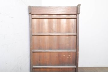 アンティーク家具　銅金具　一本物の収納箪笥キャビネット(水屋箪笥、夜具箪笥、布団箪笥)(R-036623)