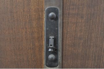 アンティーク家具　和製アンティーク　前面ヒノキ材　六尺　重ね収納箪笥サイドボード(夜具箪笥、テレビ台、和タンス、水屋箪笥)(R-036626)