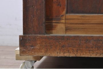 アンティーク家具　和製アンティーク　六尺　重ね収納箪笥キャビネット(夜具箪笥、布団箪笥、テレビ台、和タンス、水屋箪笥)(R-036627)