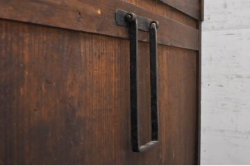 アンティーク家具　和製アンティーク　六尺　重ね収納箪笥キャビネット(夜具箪笥、布団箪笥、テレビ台、和タンス、水屋箪笥)(R-036627)