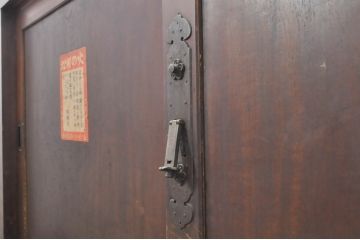 アンティーク家具　和製アンティーク　六尺　収納箪笥サイドボード(夜具箪笥、時代箪笥、和タンス、水屋箪笥)(R-036628)