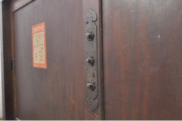 アンティーク家具　和製アンティーク　六尺　収納箪笥サイドボード(夜具箪笥、時代箪笥、和タンス、水屋箪笥)(R-036628)