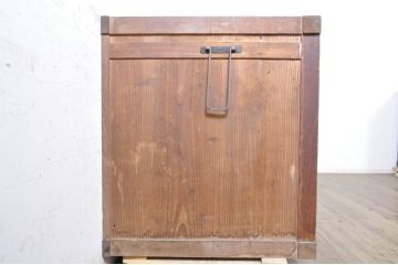 アンティーク家具　和製アンティーク　六尺　収納箪笥サイドボード(夜具箪笥、時代箪笥、和タンス、水屋箪笥)(R-036629)