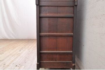 アンティーク家具　和製アンティーク　六尺水屋箪笥(重ね箪笥、時代箪笥、和タンス)(R-036630)