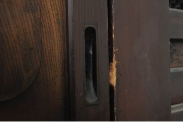 アンティーク家具　和製アンティーク　六尺水屋箪笥サイドボード(テレビ台、重ね箪笥、時代箪笥、和タンス)(R-036631)