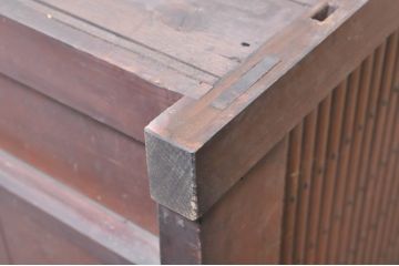 アンティーク家具　和製アンティーク　六尺水屋箪笥サイドボード(テレビ台、時代箪笥、和タンス)(R-036632)