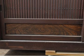 アンティーク家具　和製アンティーク　六尺水屋箪笥サイドボード(テレビ台、時代箪笥、和タンス)(R-036632)