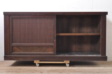 アンティーク家具　和製アンティーク　六尺水屋箪笥サイドボード(テレビ台、時代箪笥、和タンス)(R-036632)
