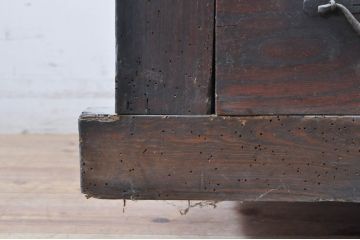 アンティーク家具　和の空間を引き立てる収納箪笥(キャビネット、水屋箪笥、夜具箪笥、布団箪笥)(R-036636)