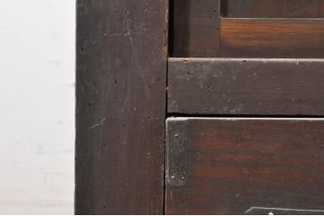 アンティーク家具　和の空間を引き立てる収納箪笥(キャビネット、水屋箪笥)(R-036638)