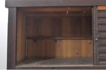 アンティーク家具　和の空間を引き立てる収納箪笥(キャビネット、水屋箪笥)(R-036638)