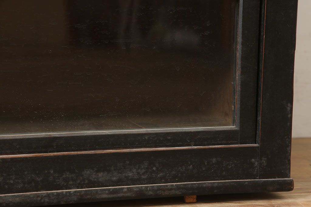 アンティーク家具　和製アンティーク　重ねキャビネット・重ね(戸棚、水屋箪笥、収納棚)(R-036639)