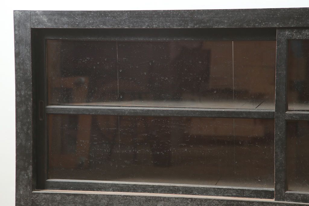 アンティーク家具　和製アンティーク　重ねキャビネット・重ね(戸棚、水屋箪笥、収納棚)(R-036639)