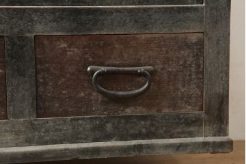 アンティーク家具　和製アンティーク　重ねキャビネット・重ね(戸棚、水屋箪笥、収納棚)(R-036639)