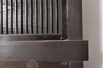 アンティーク家具　特大サイズ!　和の空間を高める存在感抜群の九尺収納箪笥(キャビネット、水屋箪笥)(R-036644)