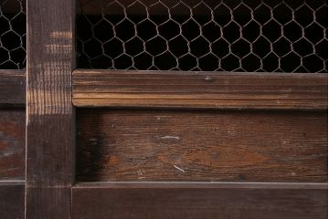 アンティーク家具　明治大正期　重ね水屋箪笥(収納棚)(R-036663)