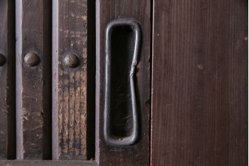 アンティーク家具　明治大正期　重ね水屋箪笥(収納棚)(R-036663)