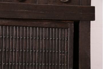 アンティーク家具　明治大正期　重ね水屋箪笥(収納棚)(R-036663)