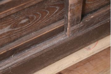 アンティーク家具　明治大正期　重ね水屋箪笥(収納棚)(R-036663)