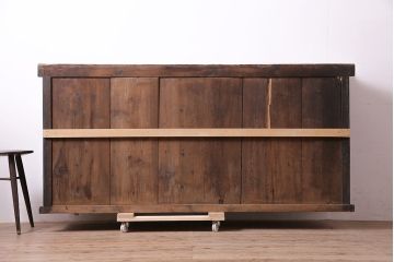 アンティーク家具　明治大正期　重ね水屋箪笥(収納棚)(R-036664)