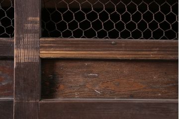 アンティーク家具　明治大正期　重ね水屋箪笥(収納棚)(R-036664)