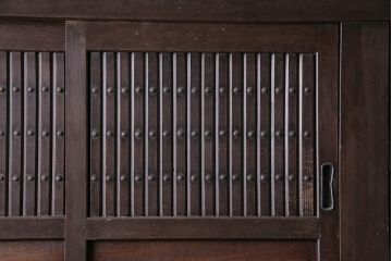 アンティーク家具　明治大正期　重ね水屋箪笥(収納棚)(R-036664)