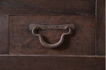 アンティーク家具　明治大正期　重ね水屋箪笥(収納棚)(R-036664)