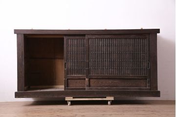 アンティーク家具　明治大正期　重ね水屋箪笥(収納棚)(R-036665)