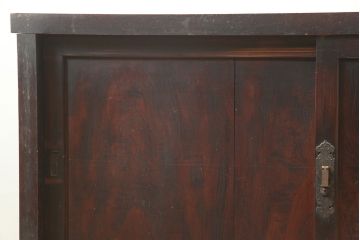 アンティーク家具　前面ケヤキ・桜材　和モダンスタイルにおすすめの五尺収納箪笥(キャビネット、収納棚)(R-036666)