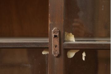 アンティーク家具　昭和中期　重ねキャビネット・重ね(戸棚、水屋箪笥、収納棚)(R-036675)