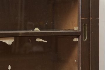 アンティーク家具　昭和中期　重ねキャビネット・重ね(戸棚、水屋箪笥、収納棚)(R-036675)