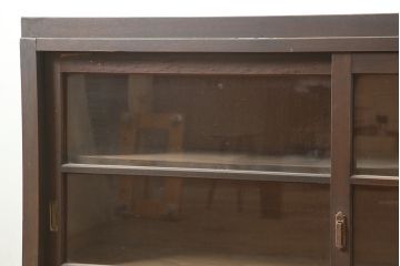 アンティーク家具　昭和中期　重ねキャビネット・重ね(戸棚、水屋箪笥、収納棚)(R-036675)