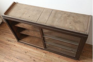 アンティーク家具　昭和中期　重ねキャビネット・上段(戸棚、水屋箪笥、収納棚)(R-036676)