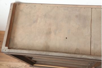アンティーク家具　昭和中期　重ねキャビネット・上段(戸棚、水屋箪笥、収納棚)(R-036676)