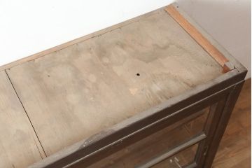 アンティーク家具　昭和中期　重ねキャビネット・上段(戸棚、水屋箪笥、収納棚)(R-036676)