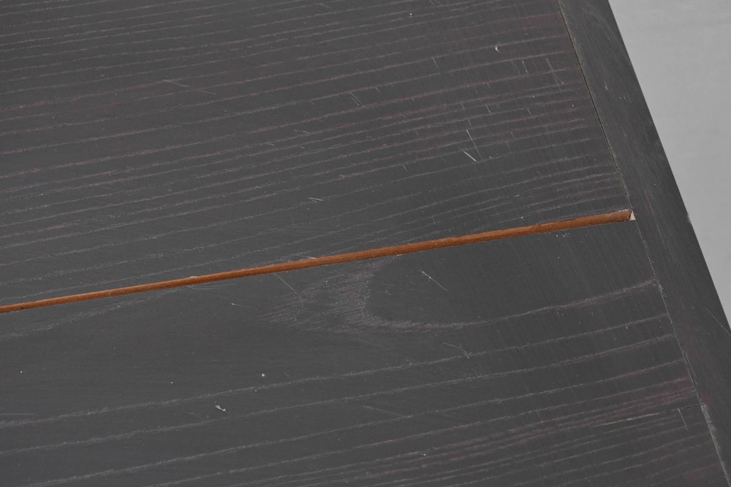 和製アンティーク　明治大正期　木目の美しさが引き立つ舞良戸のサイドボード　(R-036678)