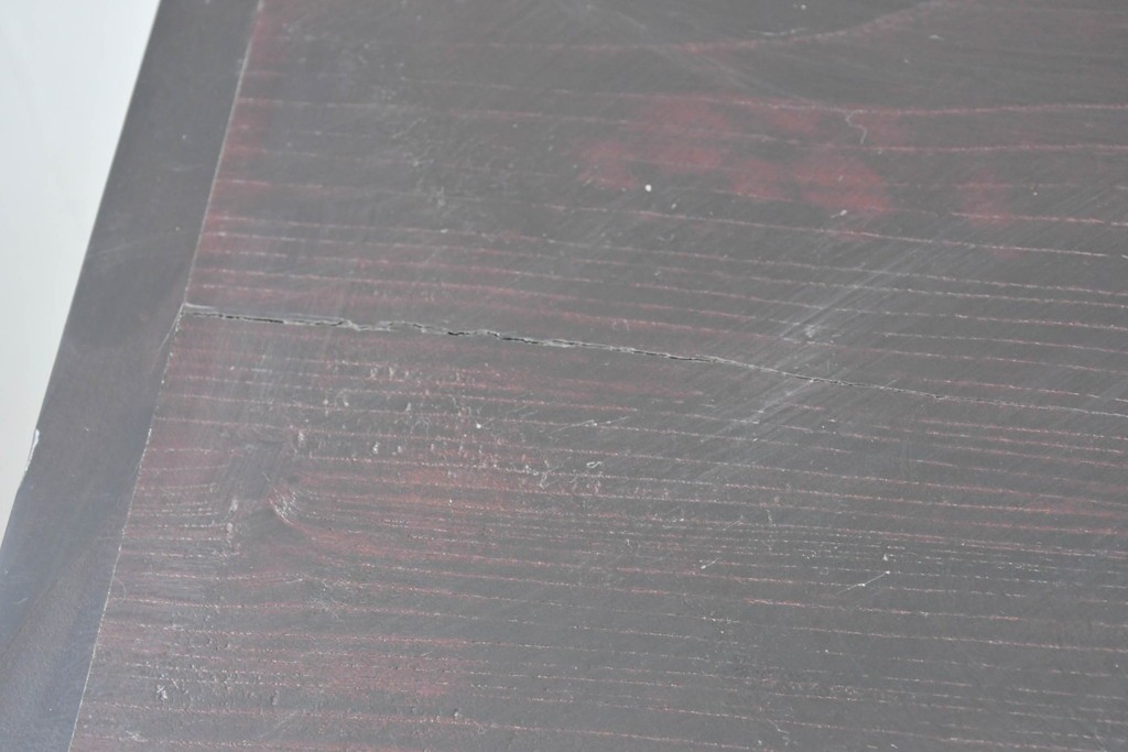 和製アンティーク　明治大正期　木目の美しさが引き立つ舞良戸のサイドボード　(R-036678)